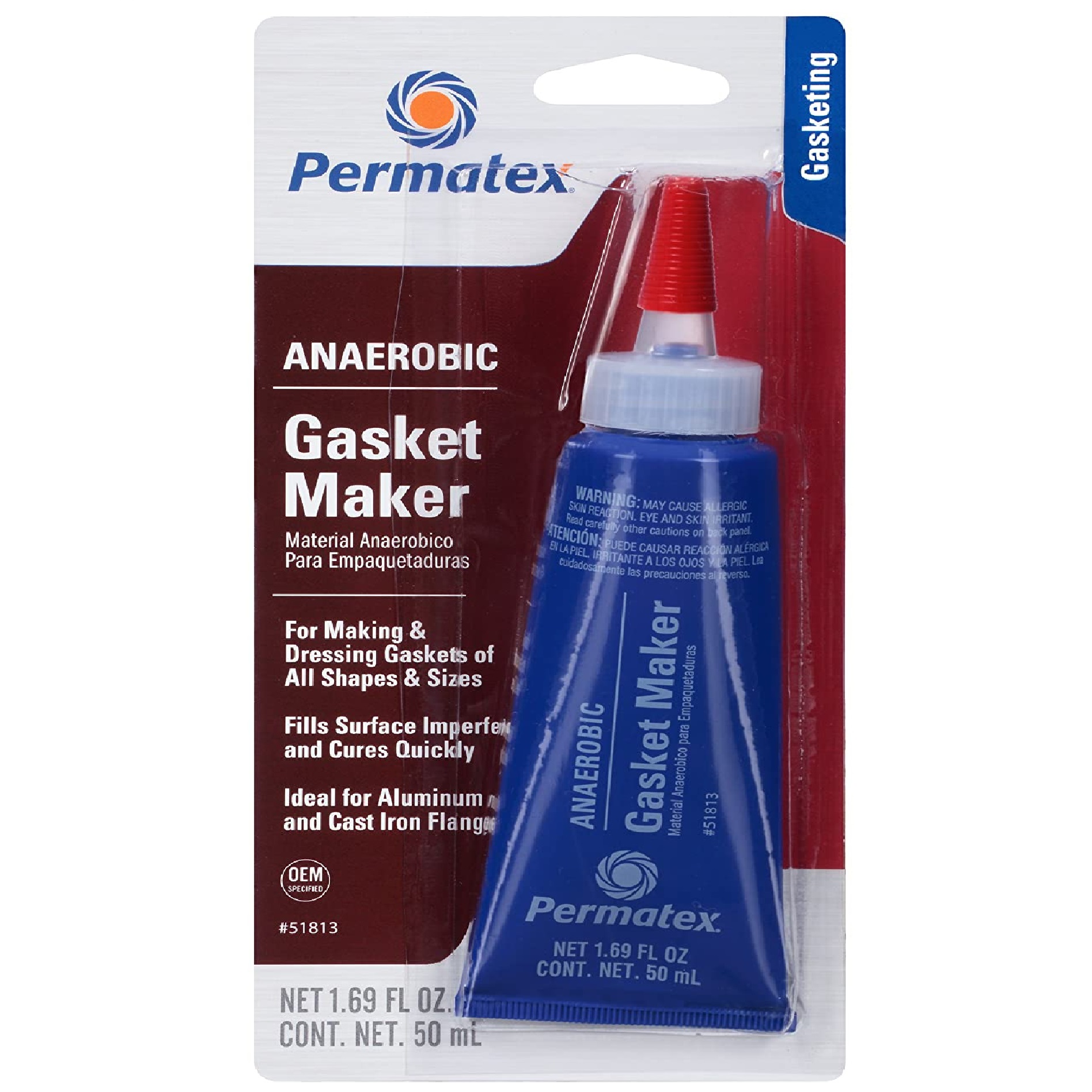 Permatex 51813 Anaerobic Gasket Maker 50ML